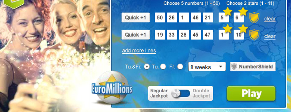 Euromillions Lottery Banner